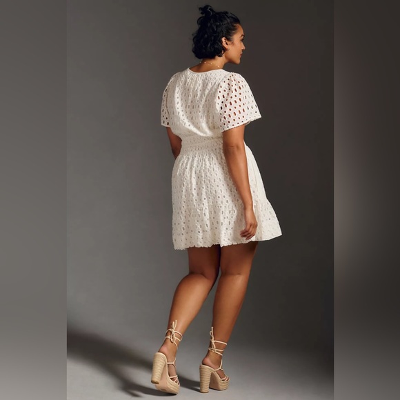 Anthropologie The Somerset Mini Dress: Eyelet Edition - Picture 10 of 12